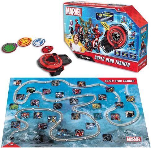 Marvel Super Hero Trainer - Interactive Fitness Toy for Kids, Motion Activated Superhero Training Game, Includes Hero Tokens & Map, Encourages Active Play & STEM Learning with 40+ Heroes & Villains in Kuwait
