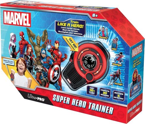 Marvel Super Hero Trainer - Interactive Fitness Toy for Kids, Motion Activated Superhero Training Game, Includes Hero Tokens & Map, Encourages Active Play & STEM Learning with 40+ Heroes & Villains in Kuwait
