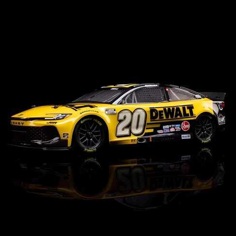 LOSI 1/12 NASCAR RC RACE CARCHERCHER BELL® NO. 20® 2025 DEWALT TOYOTA CAMRY XSE 2S AWD RTR تم تجاهلها على الطريق وشاحن شاحن صفراء LOS1122520 in Kuwait