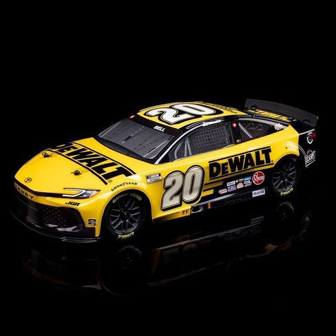 LOSI 1/12 NASCAR RC RACE CARCHERCHER BELL® NO. 20® 2025 DEWALT TOYOTA CAMRY XSE 2S AWD RTR تم تجاهلها على الطريق وشاحن شاحن صفراء LOS1122520 in Kuwait