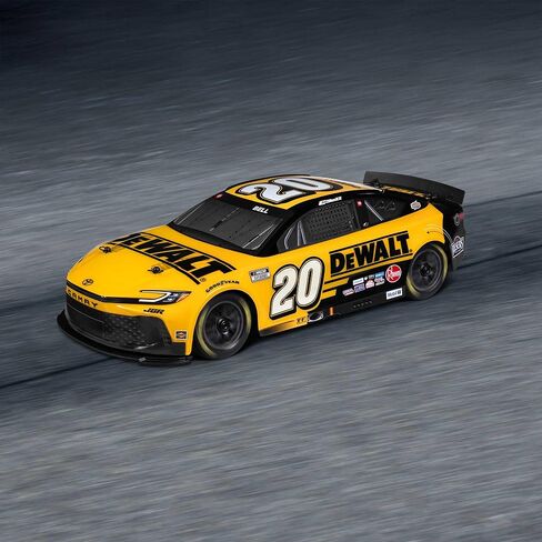 LOSI 1/12 NASCAR RC RACE CARCHERCHER BELL® NO. 20® 2025 DEWALT TOYOTA CAMRY XSE 2S AWD RTR تم تجاهلها على الطريق وشاحن شاحن صفراء LOS1122520 in Kuwait