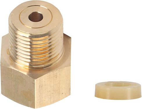 CO2 Adapter Brass Cylinder W21.8 CGA320 Adapter Converter for Aquarium Fish Easy Installation(W21.8 convert to CGA320) in Saudi Arabia
