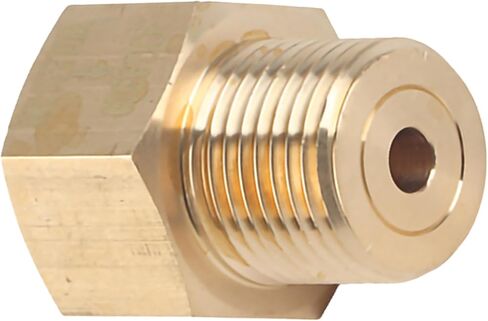 CO2 Adapter Brass Cylinder W21.8 CGA320 Adapter Converter for Aquarium Fish Easy Installation(W21.8 convert to CGA320) in Saudi Arabia