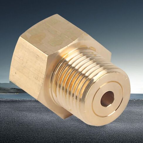 CO2 Adapter Brass Cylinder W21.8 CGA320 Adapter Converter for Aquarium Fish Easy Installation(W21.8 convert to CGA320) in Saudi Arabia