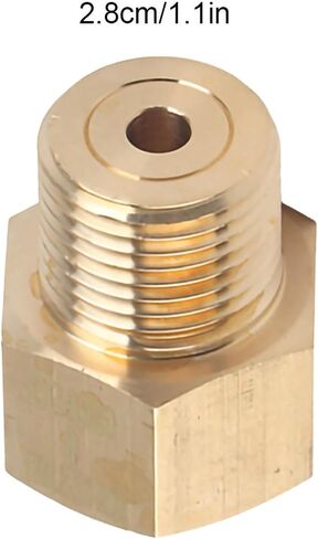 CO2 Adapter Brass Cylinder W21.8 CGA320 Adapter Converter for Aquarium Fish Easy Installation(W21.8 convert to CGA320) in Saudi Arabia