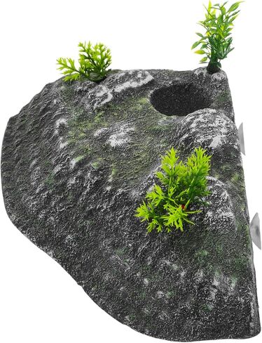 ERINGOGO Turtle Basking Platform Climbing Ramp Floating Island and Hiding Hole for Tortoises and Reptiles Safe and Aquarium Decoration for Exercise and Resting Tanks in Saudi Arabia