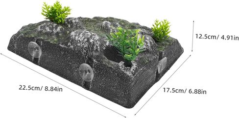 ERINGOGO Turtle Basking Platform Climbing Ramp Floating Island and Hiding Hole for Tortoises and Reptiles Safe and Aquarium Decoration for Exercise and Resting Tanks in Saudi Arabia