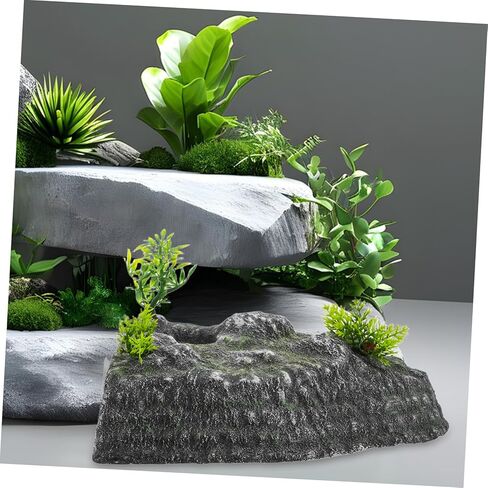 ERINGOGO Turtle Basking Platform Climbing Ramp Floating Island and Hiding Hole for Tortoises and Reptiles Safe and Aquarium Decoration for Exercise and Resting Tanks in Saudi Arabia