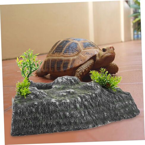 ERINGOGO Turtle Basking Platform Climbing Ramp Floating Island and Hiding Hole for Tortoises and Reptiles Safe and Aquarium Decoration for Exercise and Resting Tanks in Saudi Arabia