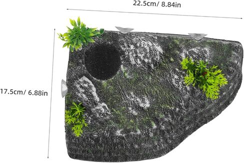 ERINGOGO Turtle Basking Platform Climbing Ramp Floating Island and Hiding Hole for Tortoises and Reptiles Safe and Aquarium Decoration for Exercise and Resting Tanks in Saudi Arabia