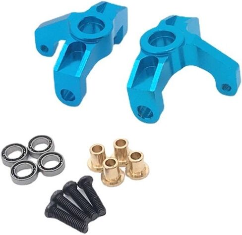 أجزاء إصلاح RC متوافقة مع WLToys 144010 144001 144002 124016 124017 124018 124019 1/14 1/12 RC Car Parts ترقية المعادن كوب التوجيه الأمامي (الفضة) in Saudi Arabia