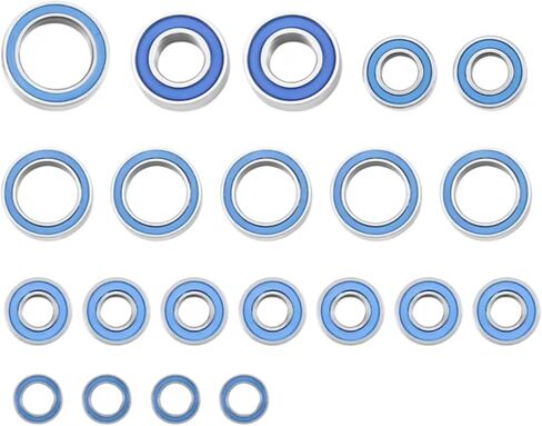 متوافق مع traxxas ل Slash 4x4 لـ VXL لـ Rustler HQ727 1/10 RC Car Parts Accessories 21pcs محمل محمل إكسسوارات سيارة RC in Saudi Arabia