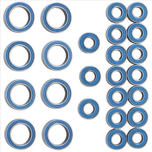 RC Car Parts Compatible with Redcat Gen7 for Everest 1/10 RC Crawler Car Upgrade Modification Parts Accessories 25Pcs Sealed Bearing Kit in Saudi Arabia