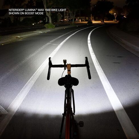 NiteRider Lumina Max 2500 Lumen المصباح الأمامي القابل لإعادة الشحن MTB Road Commuter Bike Light Front LED Light سهل التركيب لسلامة ركوب الدراجات in Saudi Arabia