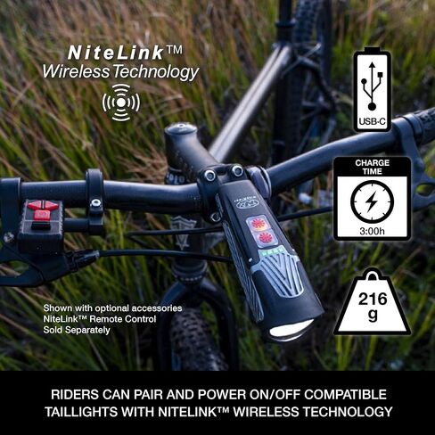 NiteRider Lumina Max 2500 Lumen Headlight Rechargeable MTB Road Commuter Bike Light Front LED Light Easy to Install Cycling Safety in Saudi Arabia