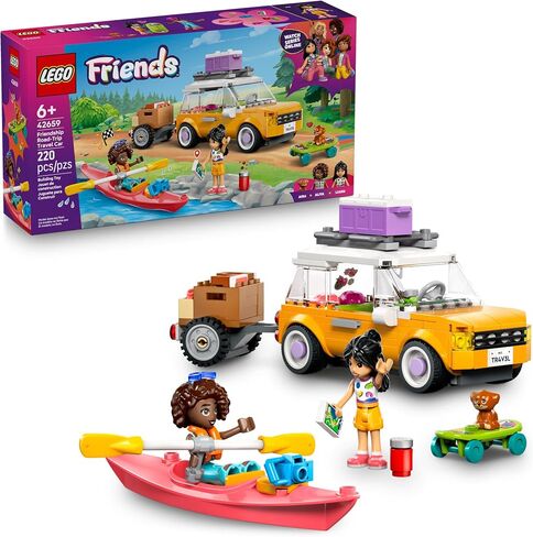 لعبة Lego Friends Friendship Trip Travel Travel Toy - PlaySet القابلة للبناء مع ألعاب Play Play و Puppy - فكرة هدية عيد ميلاد ممتع للفتيات والفتيان ، الذين تتراوح أعمارهم بين 6 - 42659 in Saudi Arabia