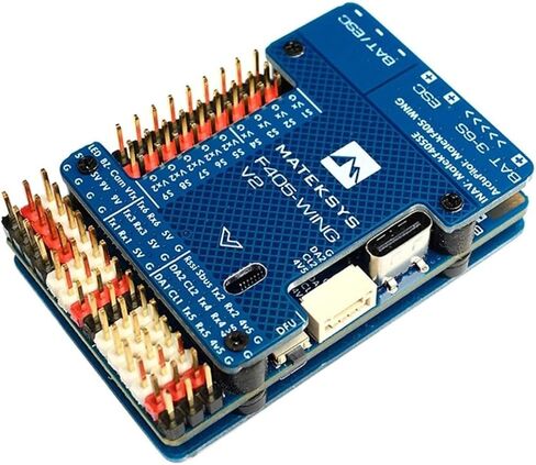 Mateksys F405 Wing V2 Flight Controller STM32F405RGT6 ICM42688P ، OSD ، SD SLOT ARDUPILOT/INAV للطائرة RC in Saudi Arabia