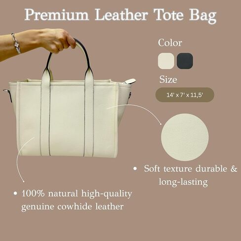 Genuine Leather Satchel Handbag for Women Handmade Shoulder Bag Cowhide Tote Purse in Saudi Arabia