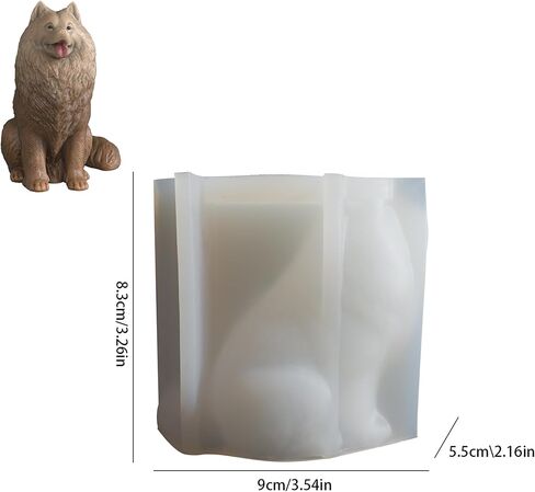 2 Pack Pumpkin Cylinder Animal Candle & Resin Mold - Resin Casting Silicone Molds for Home Decor & Candle Making Wave Spiral Mold in Kuwait