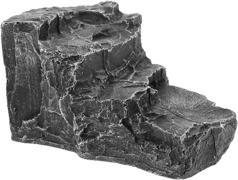 Totority Large Turtle Basking Platform Ample Resin Reptile Climbing Ramp for Aquatic Environments for Turtle Tanks and Landscape Decor in Saudi Arabia