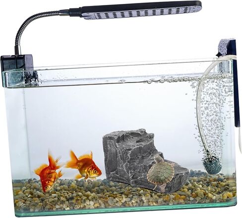 Totority Large Turtle Basking Platform Ample Resin Reptile Climbing Ramp for Aquatic Environments for Turtle Tanks and Landscape Decor in Saudi Arabia
