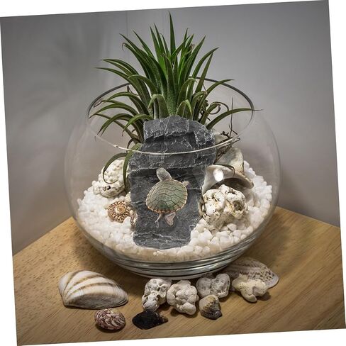 Totority Large Turtle Basking Platform Ample Resin Reptile Climbing Ramp for Aquatic Environments for Turtle Tanks and Landscape Decor in Saudi Arabia