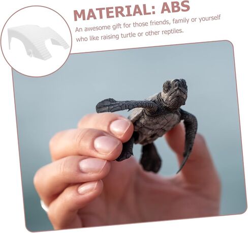 Merryhapapy Turtle Basking Platform Ramp reptile Stand للسلحفاة والحيوانات الأليفة المائية لحدائق السمك وغرف المعيشة سهلة التسلق وتخزين مريح in Kuwait