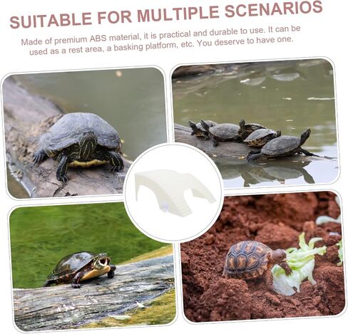 MERRYHAPY Turtle Basking Platform Ramp Reptile Stand for Tortoises and Aquatic Pets for Aquariums Gardens and Living Rooms Easy Climbing and Convenient Storage in Saudi Arabia
