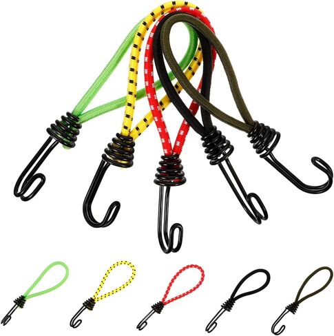VICASKY 10Pcs Tent Elastic Rope Buckles Multi Functional Tent Hooks for Camping Accessories and Strong Load Capacity for Setup and Secure Fixing in Saudi Arabia