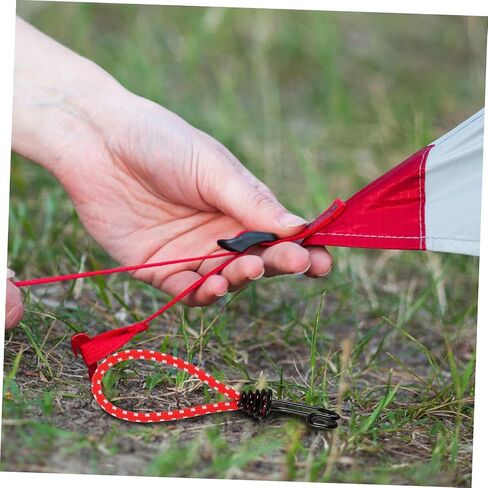 VICASKY 10Pcs Tent Elastic Rope Buckles Multi Functional Tent Hooks for Camping Accessories and Strong Load Capacity for Setup and Secure Fixing in Saudi Arabia