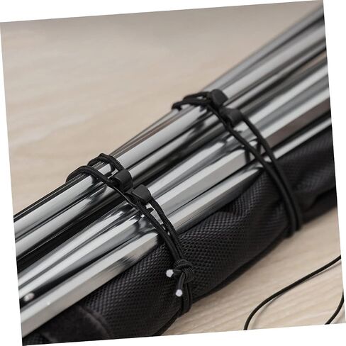 BESTonZON 15Pcs Bungee Cord Clips Durable Elastic Strap Hook for Outdoor Camping Hiking and Mountaineering Securely Fastens Loose Straps and Cords Space Saving Design in Saudi Arabia
