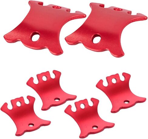 6Pcs Lightweight Rope Adjusters Portable Fasteners for Camping Tents Outdoor Use and Versatile Rope Tighteners in Kuwait