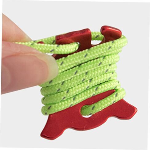 6Pcs Lightweight Rope Adjusters Portable Fasteners for Camping Tents Outdoor Use and Versatile Rope Tighteners in Kuwait