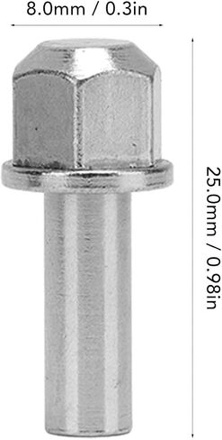 8 Pcs RC Wheel Hub Extension Nut Stainless Steel High Strength Hex RC Wheel Hub Extension Adapter for SCX10 (25mm) Rc Wheel Hub Extension Nut in Saudi Arabia