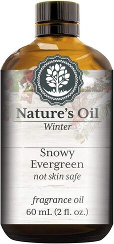 Snowy Evergreen Fragrance Oil (60ml) For Diffusers, Candles, Home Scents, Linen Spray, Slime in Saudi Arabia