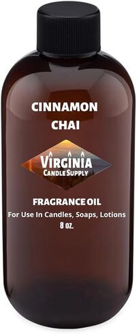 Cinnamon Chai Type Fragrance Oil (Our Version of The Brand Name) (8 oz Bottle) for Candle Making, Soap Making, Tart Making, Room Sprays, Lotions, Car Fresheners, Slime, Bath Bombs in Saudi Arabia