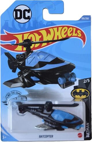 Hot Wheels Batcopter, Batman 2/5 - Black/Blue 195/250 in Saudi Arabia