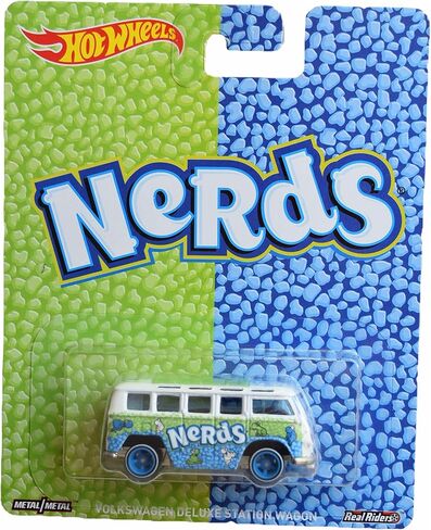 العجلات الساخنة Volkswagen Deluxe Station Wagon ، [White] Nerds in Kuwait