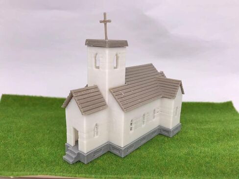 Railway Layout Scenery Country N Scale 1:150-160 Church Miniatures Model in Saudi Arabia