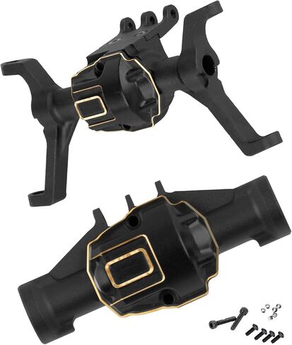 RC Portal Axles & Diff Produstrates Part for 1/18 Redcat Ascent-18 ، Axloy Portal Portal Diff Diff ، Titanium ، Titanium in Kuwait