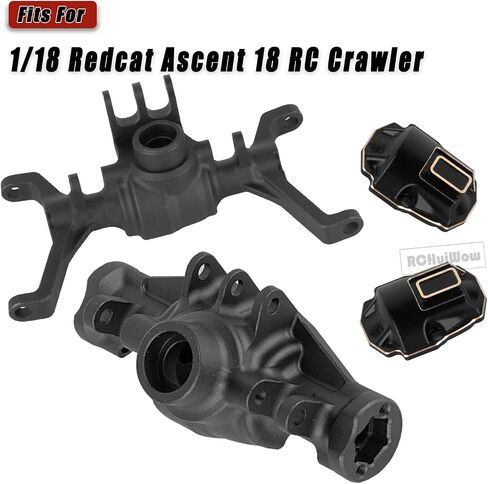 RC Portal Axles & Diff Produstrates Part for 1/18 Redcat Ascent-18 ، Axloy Portal Portal Diff Diff ، Titanium ، Titanium in Kuwait