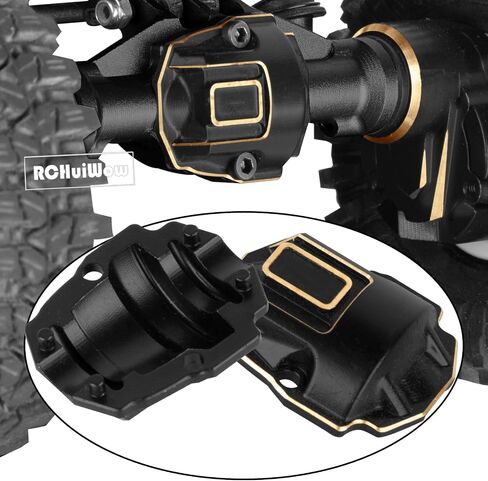 RC Portal Axles & Diff Produstrates Part for 1/18 Redcat Ascent-18 ، Axloy Portal Portal Diff Diff ، Titanium ، Titanium in Kuwait