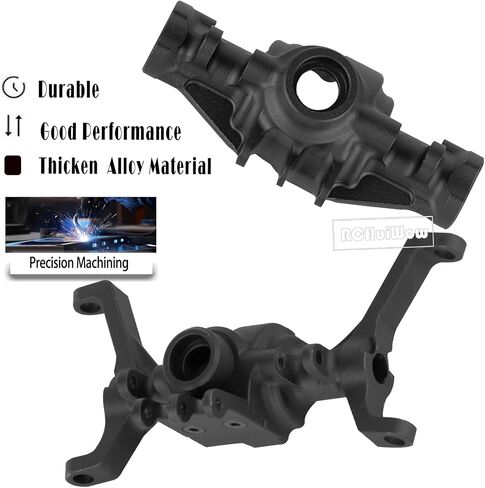 RC Portal Axles & Diff Produstrates Part for 1/18 Redcat Ascent-18 ، Axloy Portal Portal Diff Diff ، Titanium ، Titanium in Kuwait