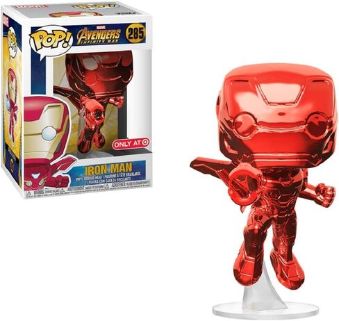 Funko POP! Infinity War - Iron Man (Red Chrome) Vinyl Figure 10 cm in Saudi Arabia
