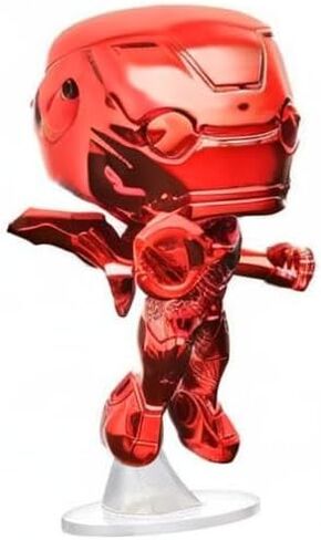 Funko POP! Infinity War - Iron Man (Red Chrome) Vinyl Figure 10 cm in Saudi Arabia