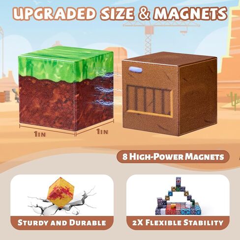150 PCS مجموعة لبنة Magnetic Build ، 1 INES Texational Construction Clocks للأطفال ، ألعاب تجميع التعلم STEM in Kuwait
