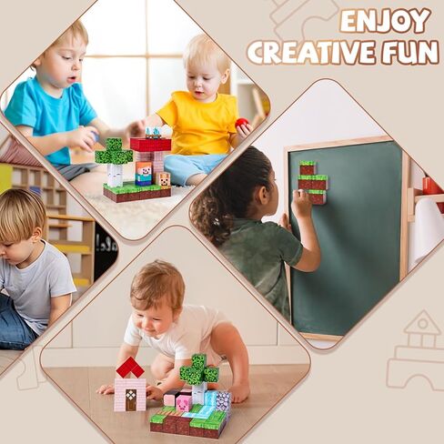 150 PCS مجموعة لبنة Magnetic Build ، 1 INES Texational Construction Clocks للأطفال ، ألعاب تجميع التعلم STEM in Kuwait