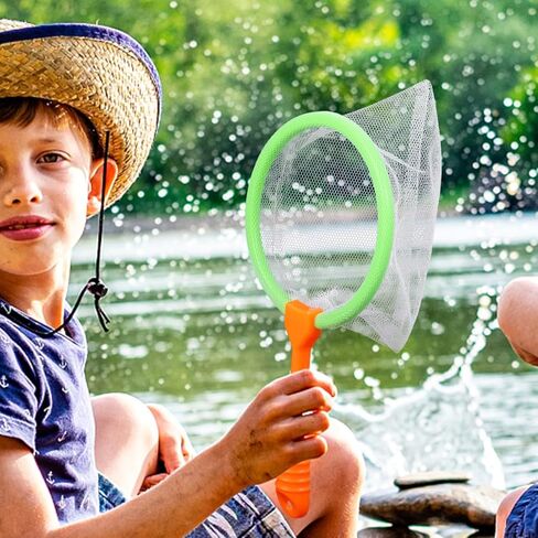 10 PCS Mini Catcher Nets ، Butterfly Bug Net للأطفال ، للطلاب الذين ينطلقون في الربيع أداة التعلم المبكر in Kuwait