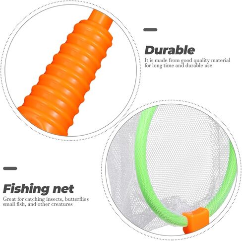 10 PCS Mini Catcher Nets ، Butterfly Bug Net للأطفال ، للطلاب الذين ينطلقون في الربيع أداة التعلم المبكر in Kuwait