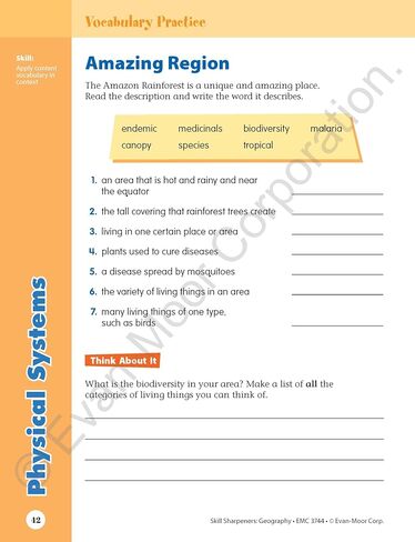 Book Skill SHARPENERS Geography GR 4 in Saudi Arabia